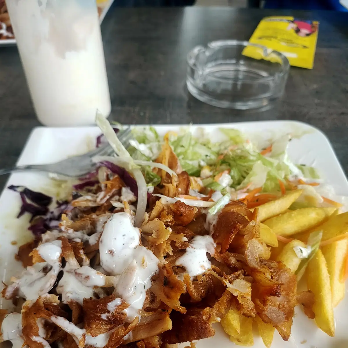 Döner Teller Mit Salat