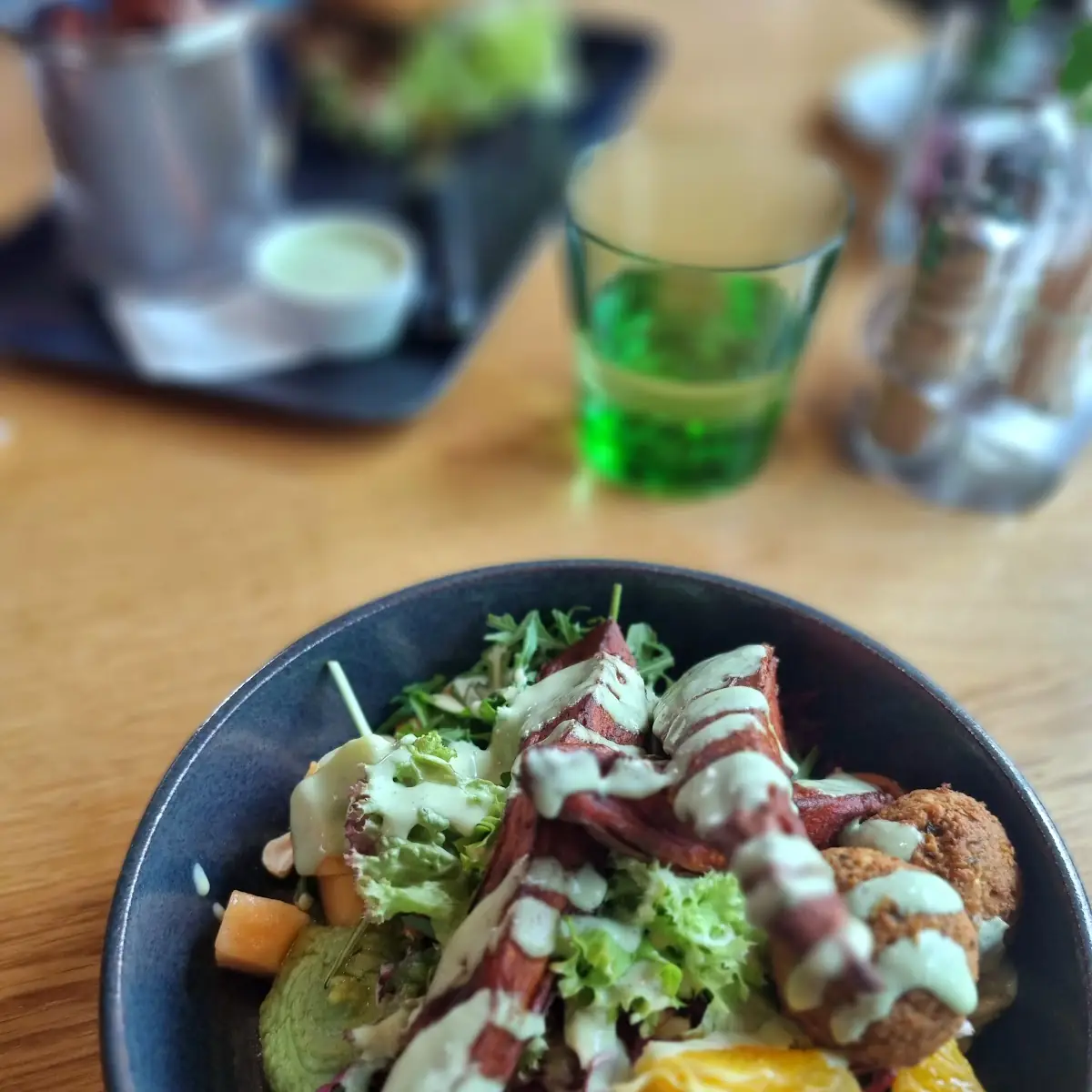 Vegane Falafel-bowl