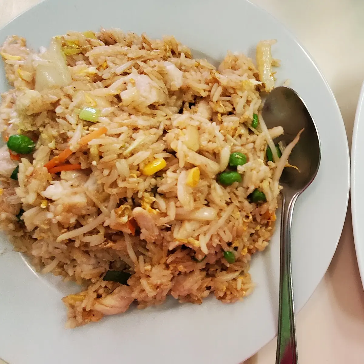 Fried Rice and Fried Shrimps