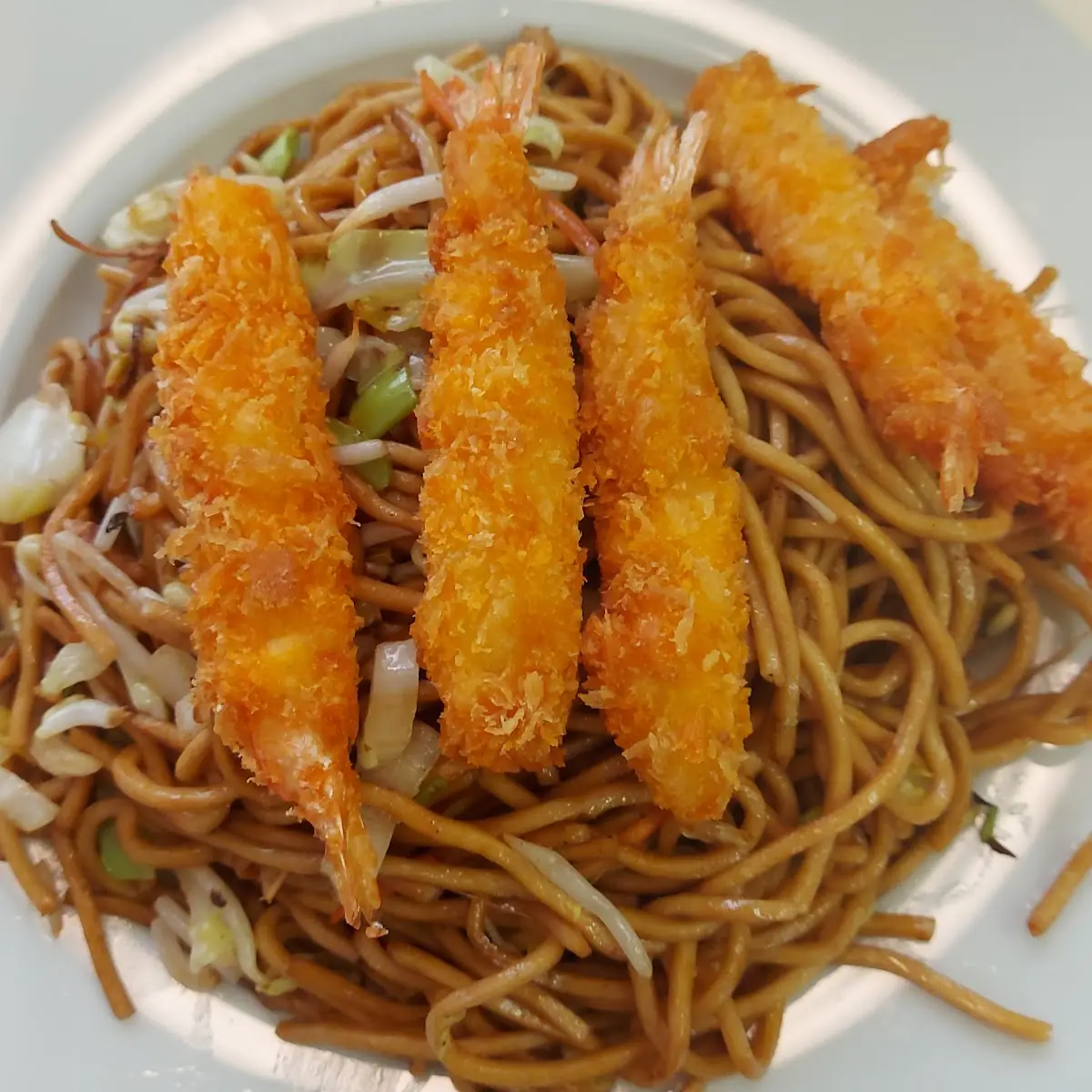 Tempura Garnerlen Mit Nudeln