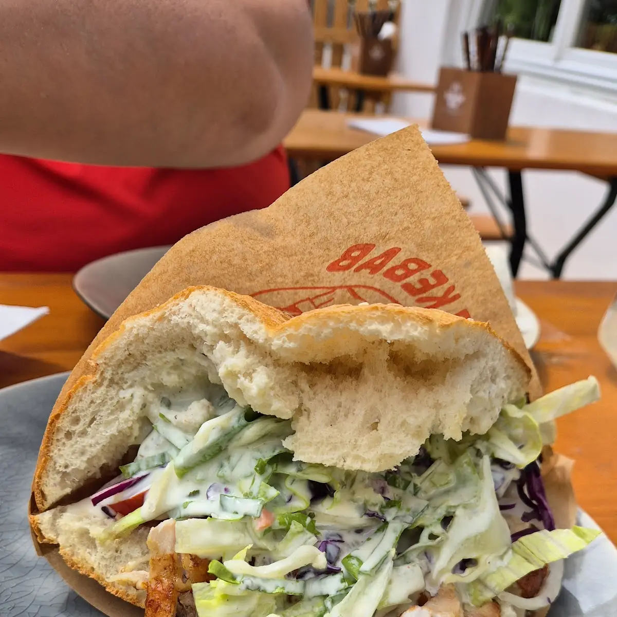 Salat Und Wenig Fleisch