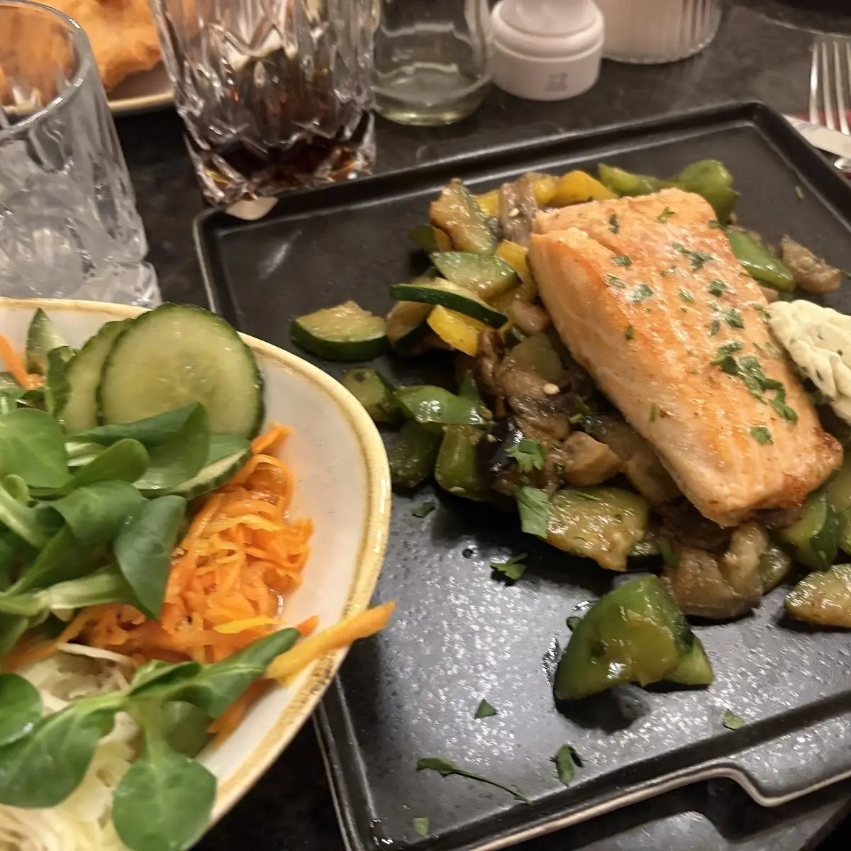 Lachs Mit Wok-gemüse