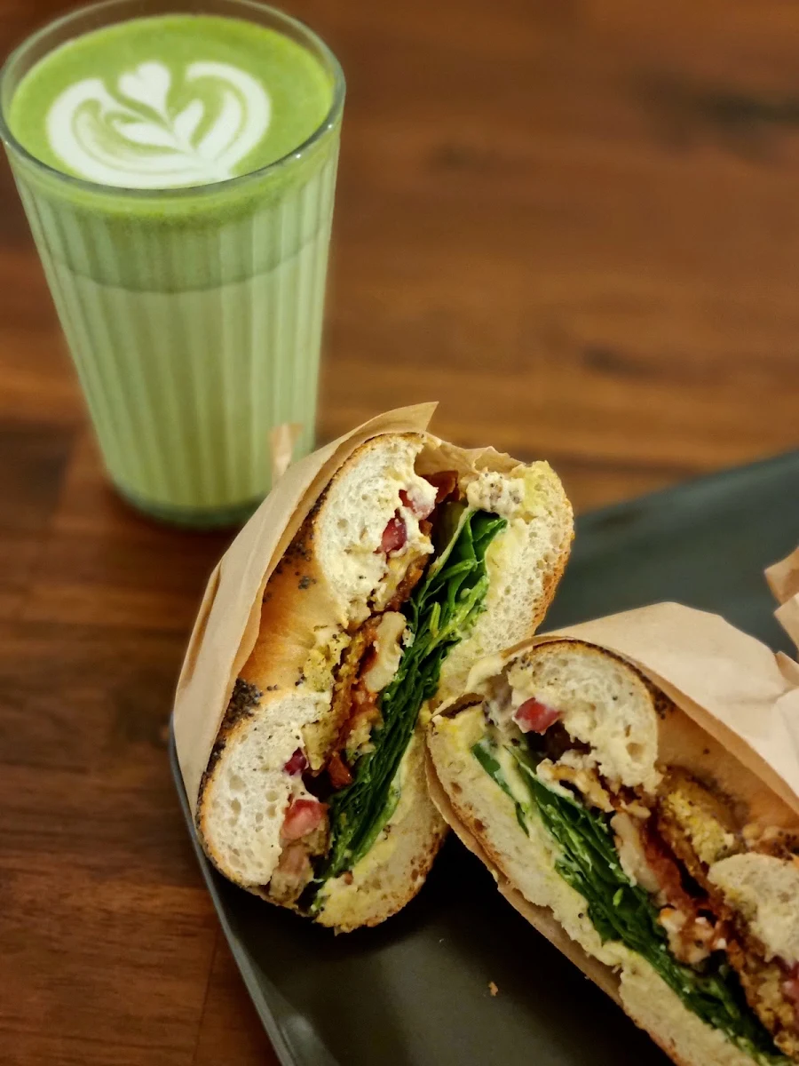 Matcha Latte Mit Hafermilch