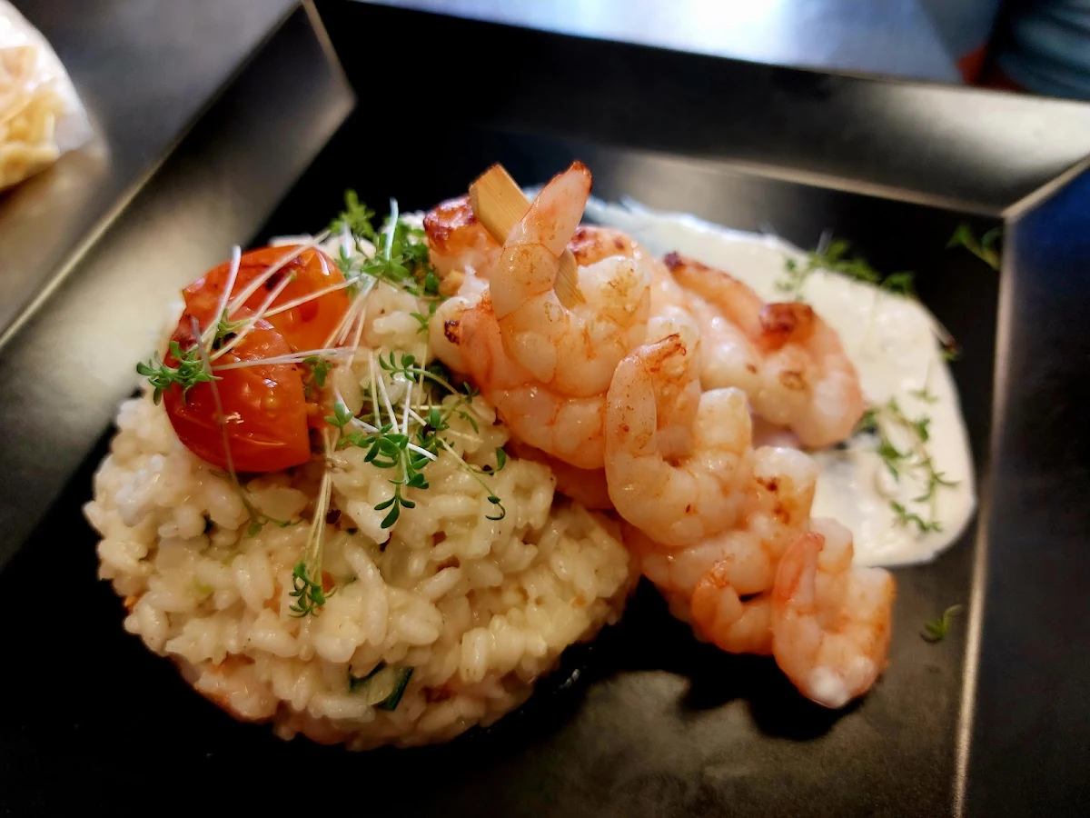 Garnelen-risotto
