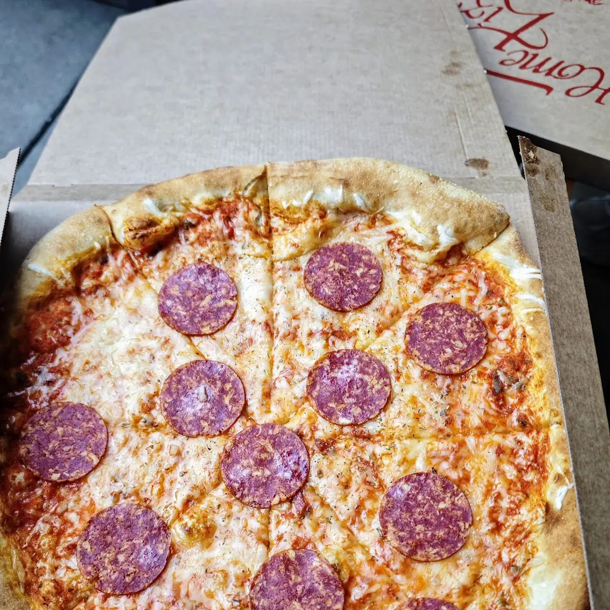 Pizza Salame-vegan
