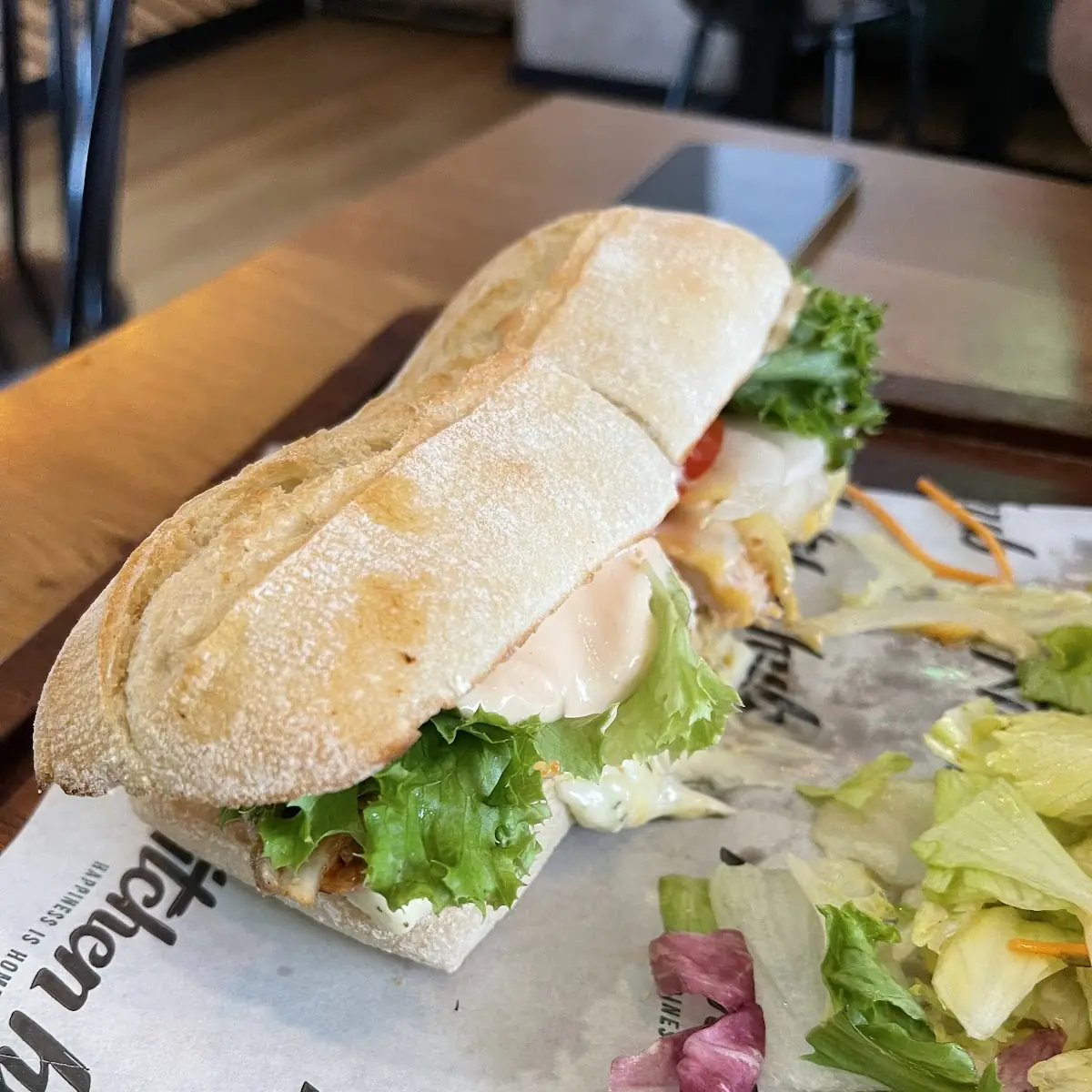 Long Grilled Chicken Sandwich