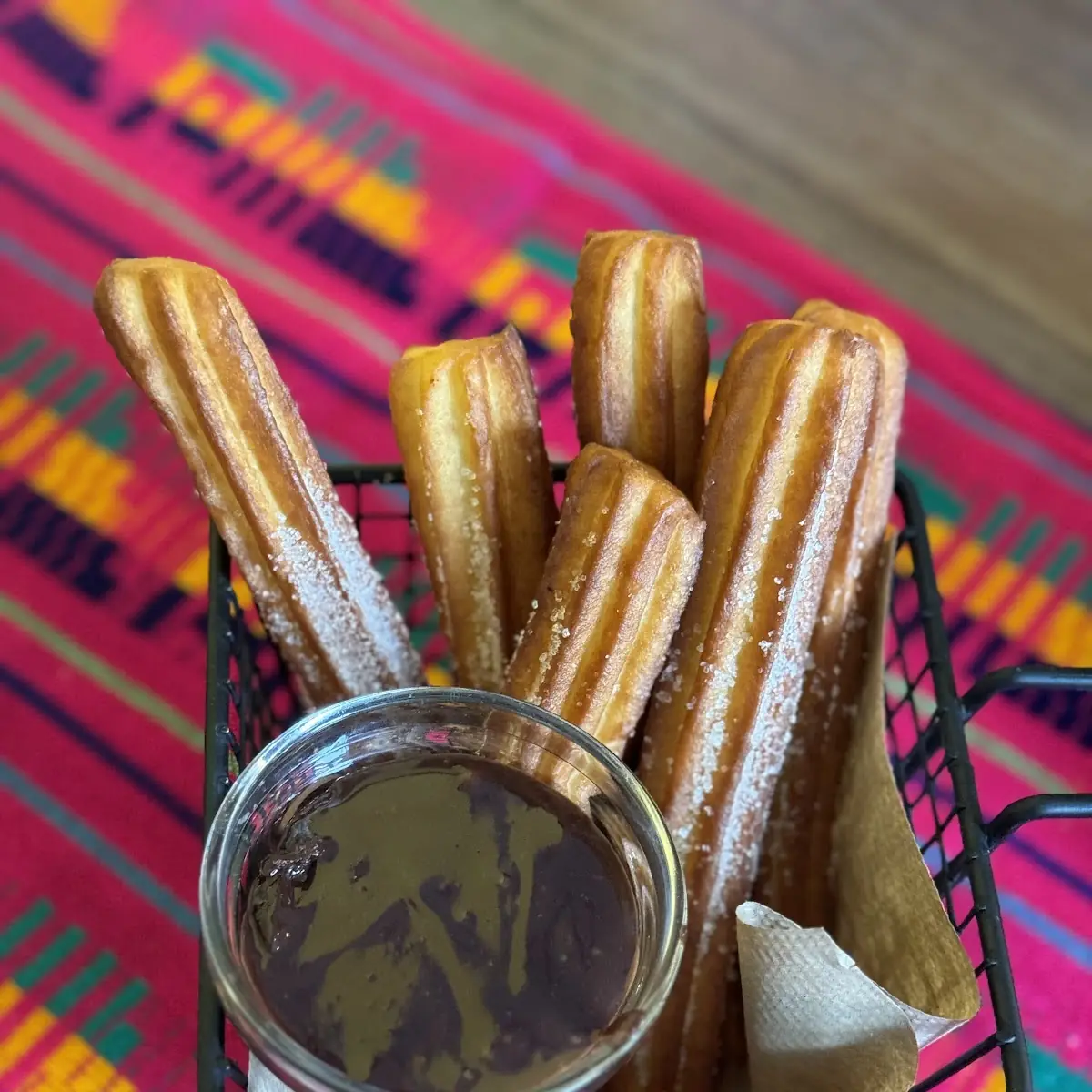 Churros Mit Schokosauce