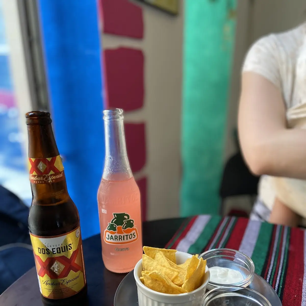 Jarritos Guava Juice Mexican Beer Nachos