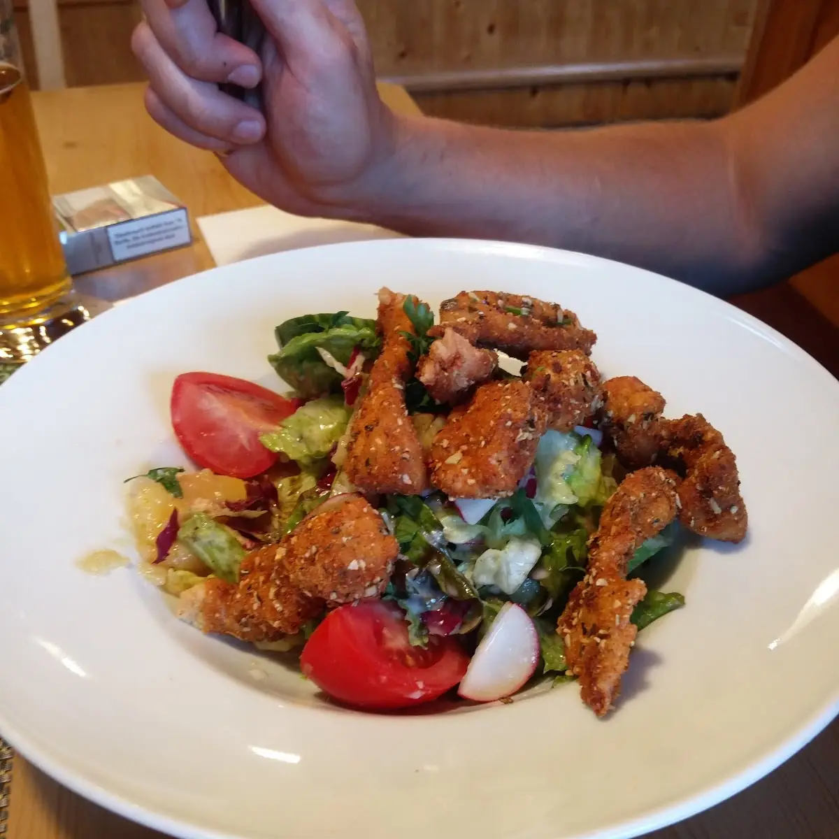 Backhendlsalat