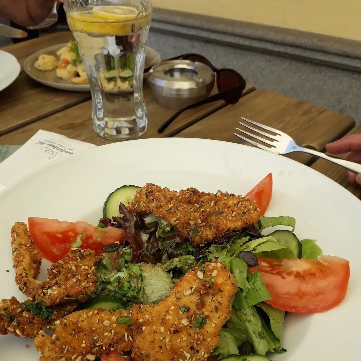 Steirischer Backhändlsalat