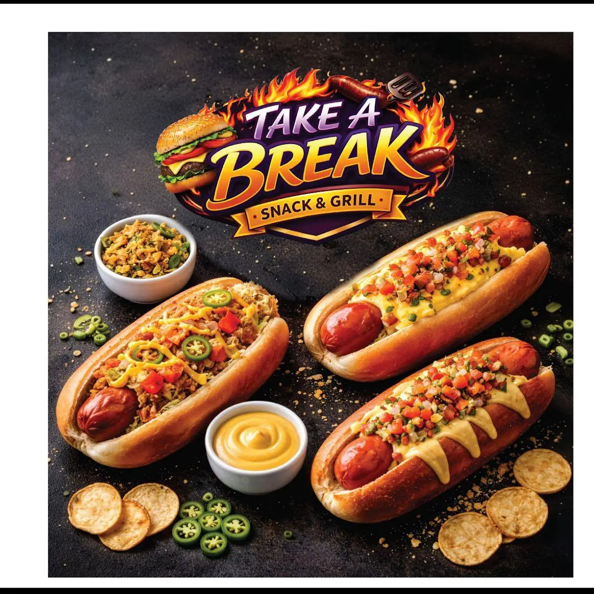 Hotdog-menü