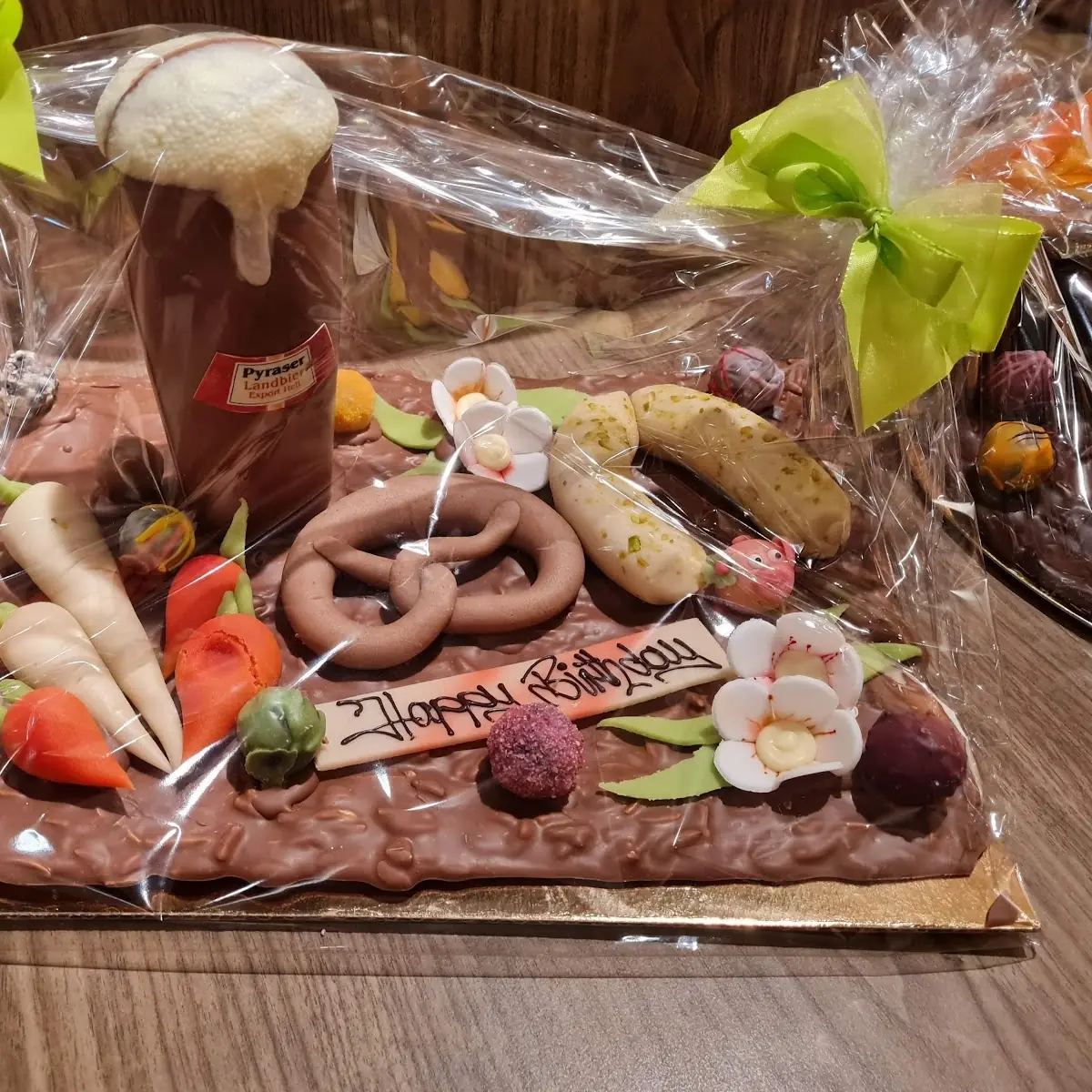 Geschenkplatte Aus Schokolade