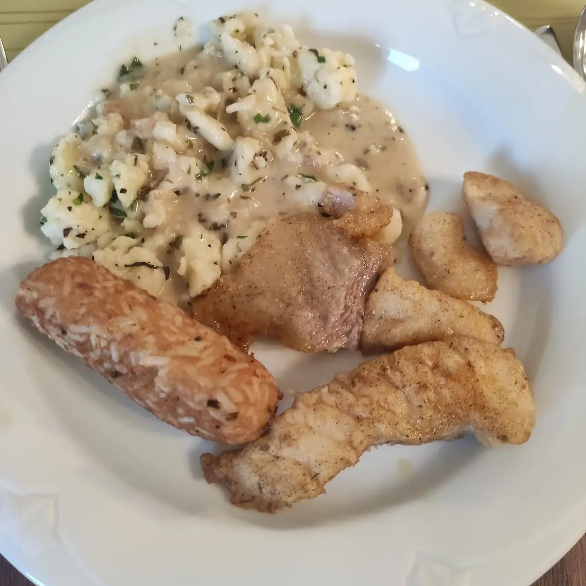 Seefisch Gebacken