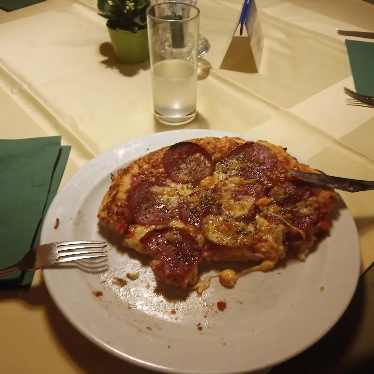 Salami Pizza