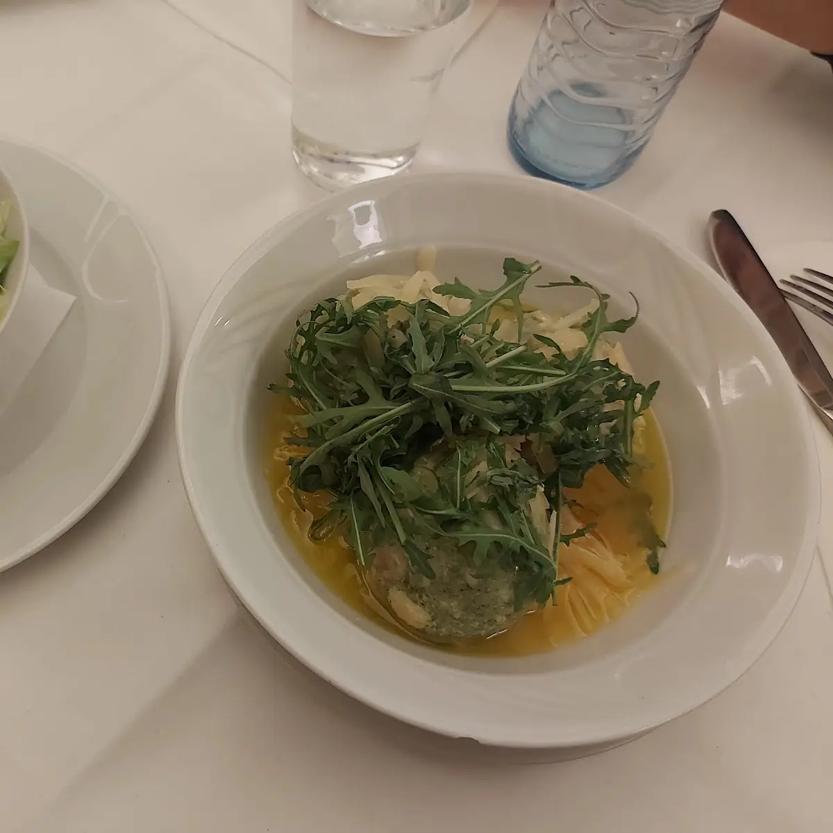 Spinatknödel Mit Salatteller
