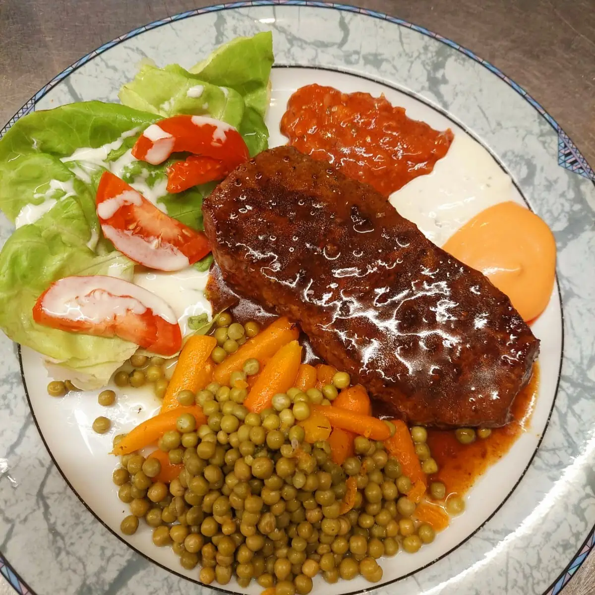 Entrecote Mit Gemüse