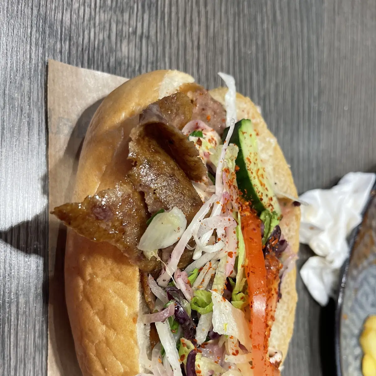 Dönertasche Mit Hühnerfleisch