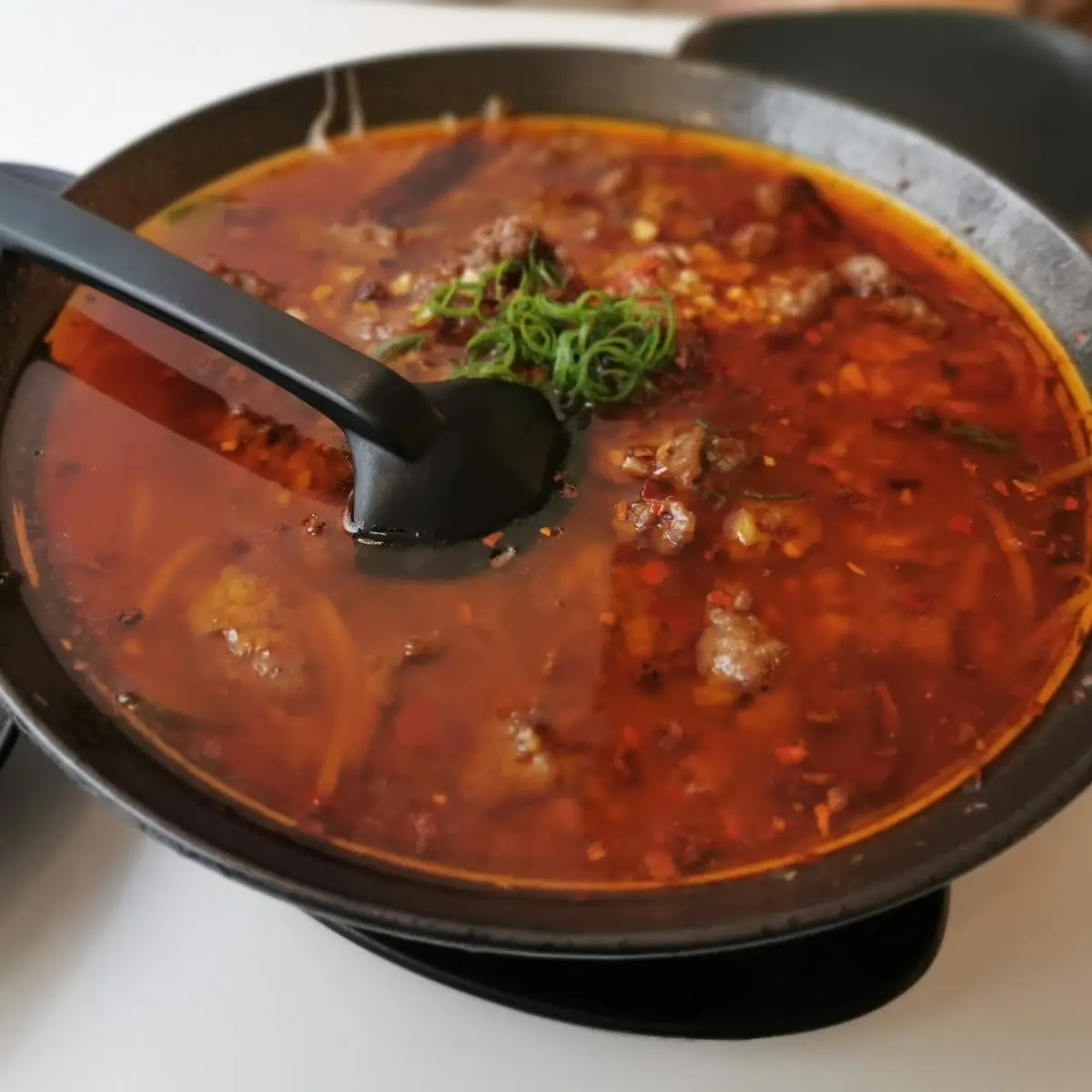 Pochiertes Rindfleisch Mit Szechuanchilli