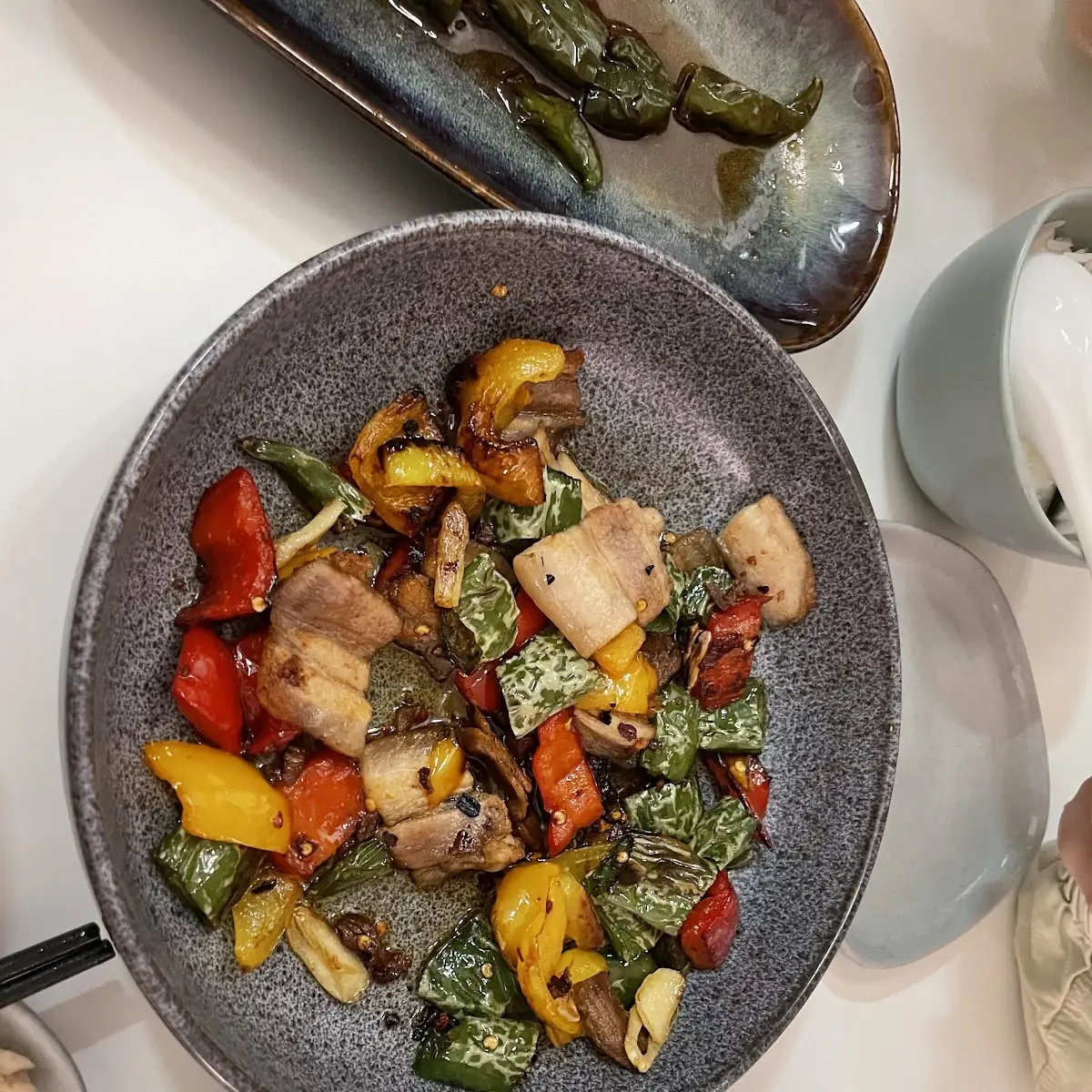 Stir Fried Pork with Green Chili
