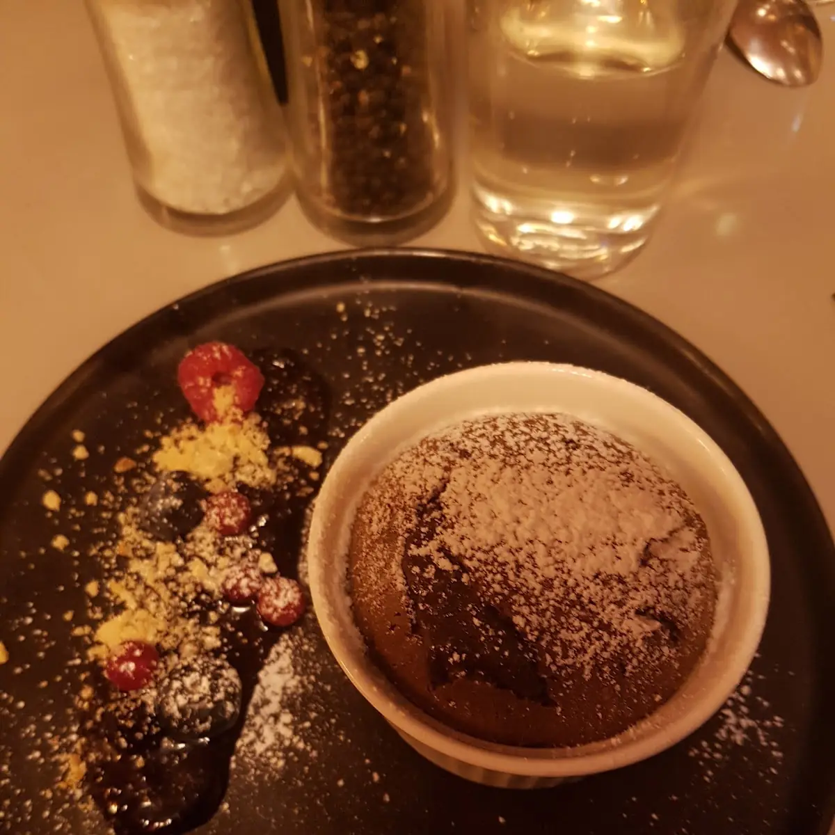 Warmer Schokokuchen