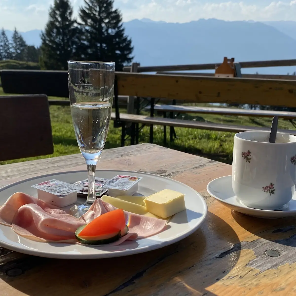 Bergsteiger Frühstück