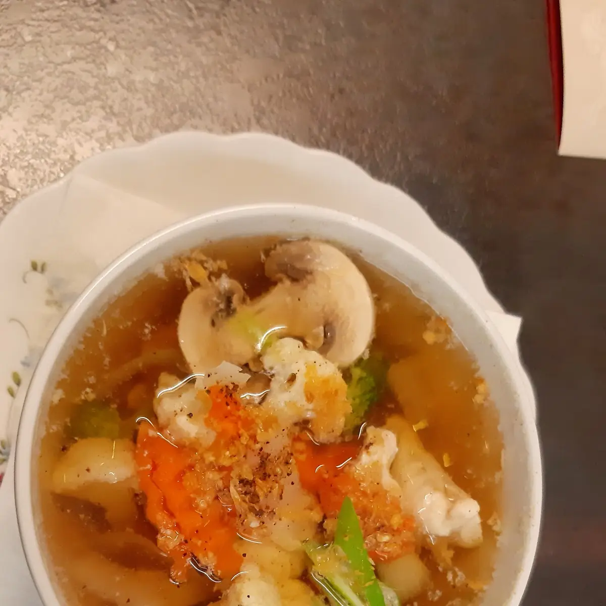 Gemüsesuppe Mit Huhn