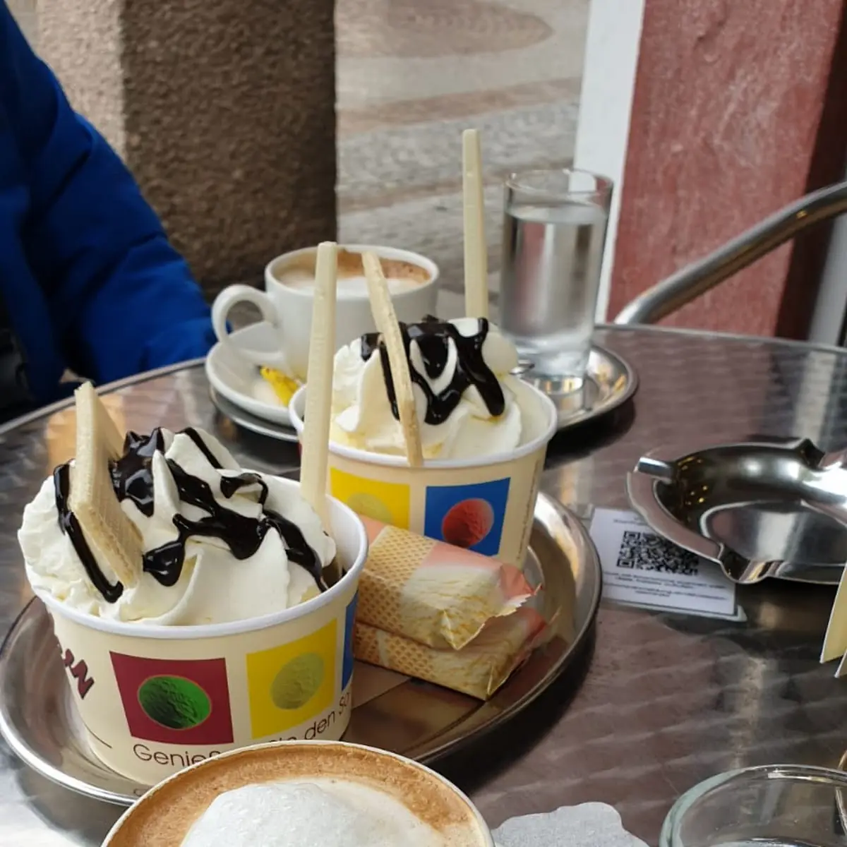 Cup Dänemark Und Cappuccino