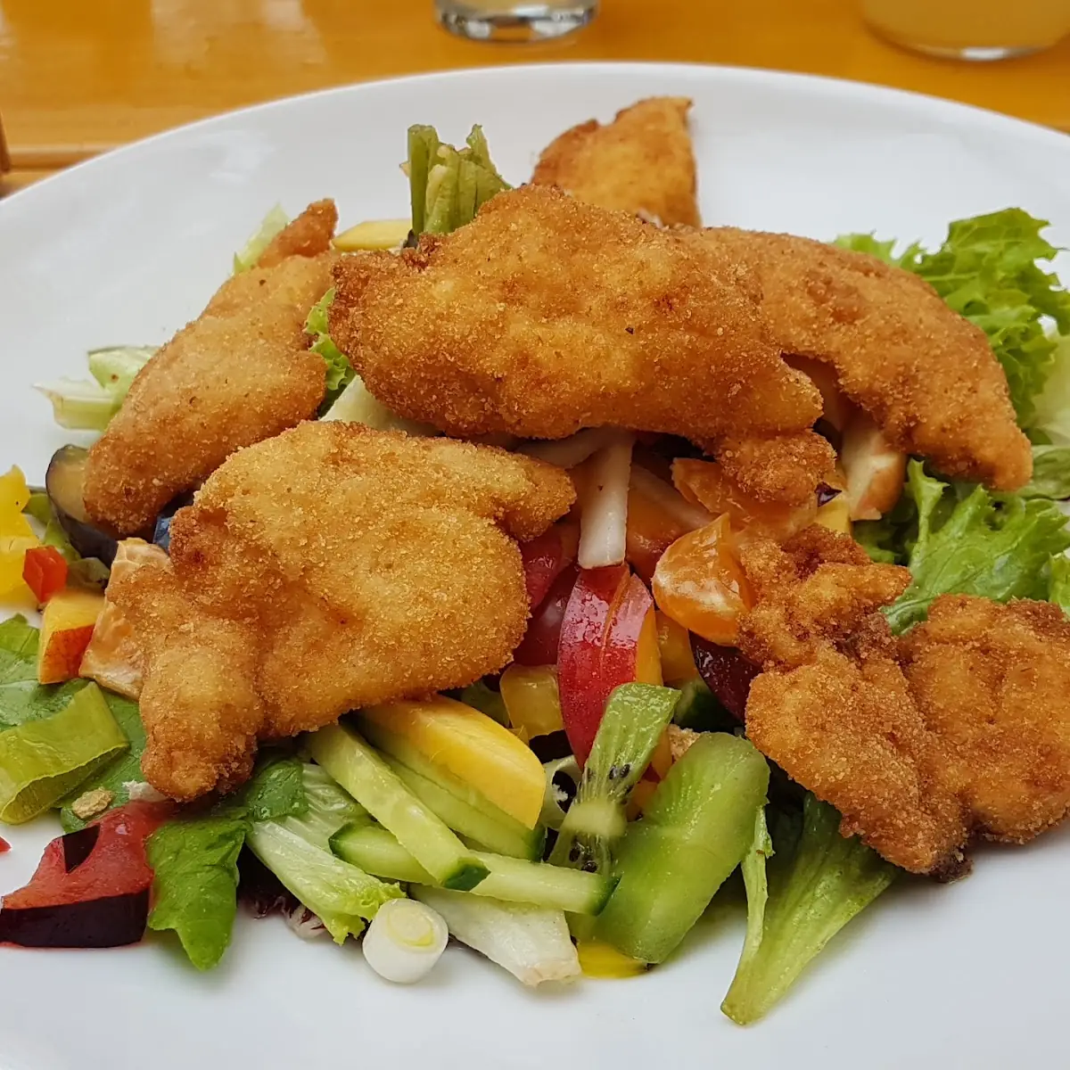 Backhendlsalat
