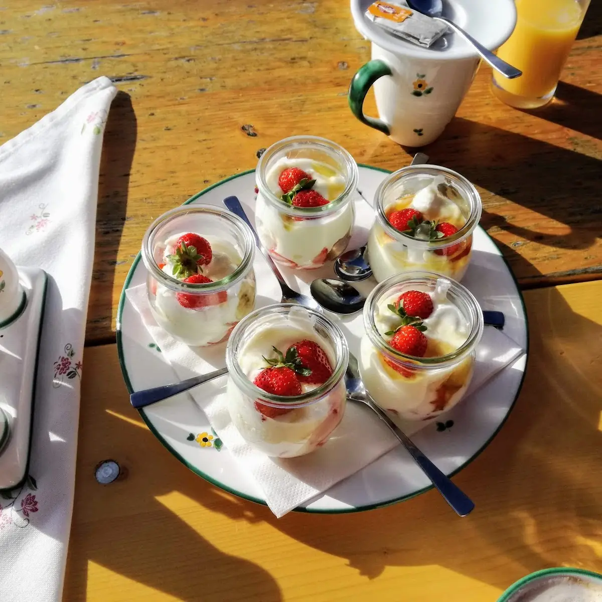Nachtisch Mit Früchten