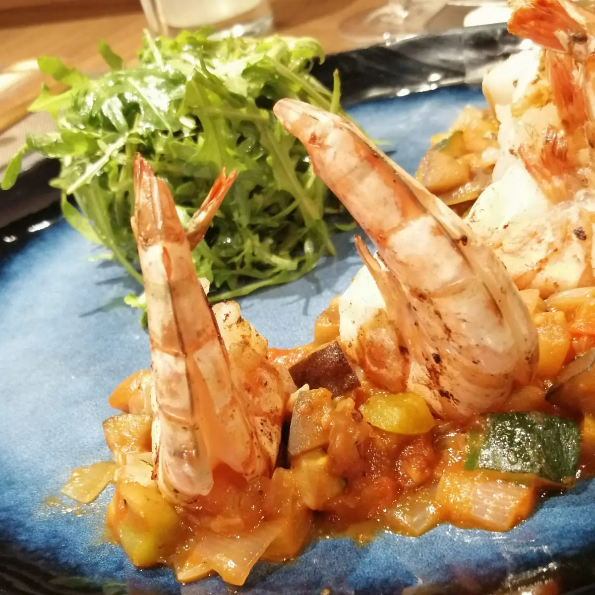 Gegrillte Garnelen