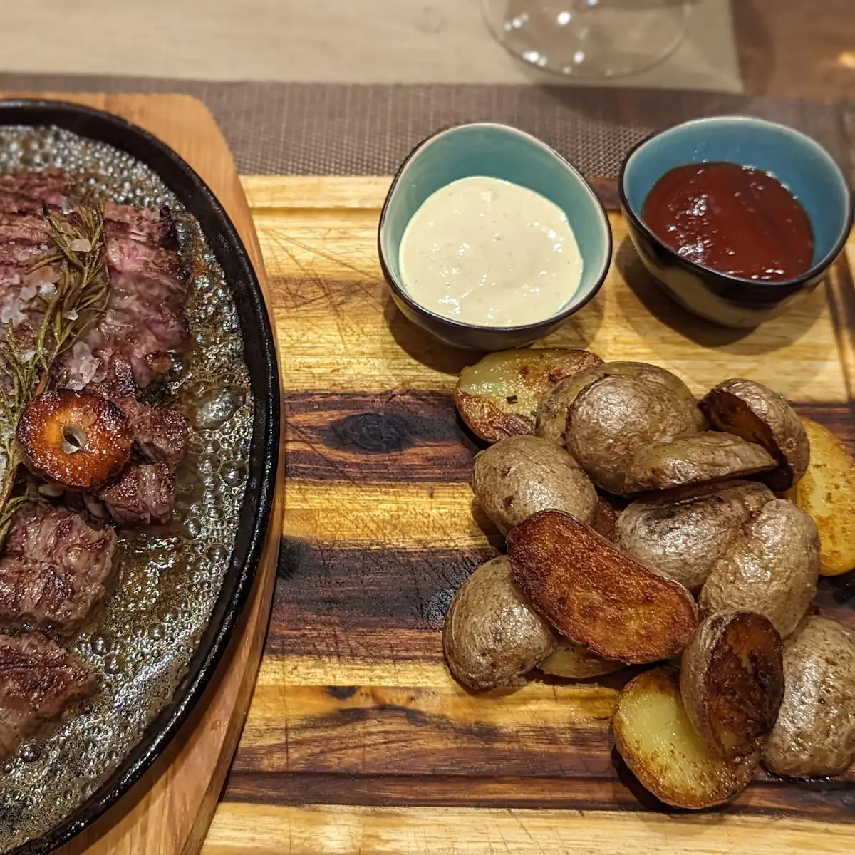 Sizzling Rib Eye Grill