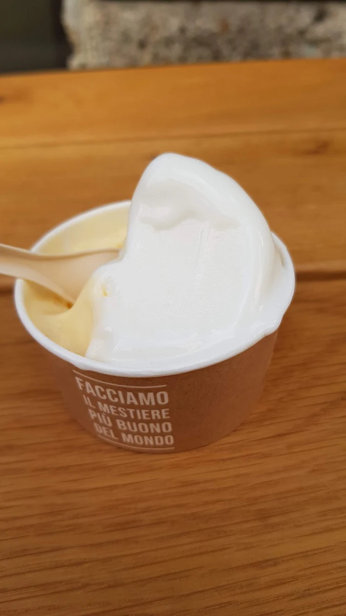 Gelato Joghurt And Vanilla