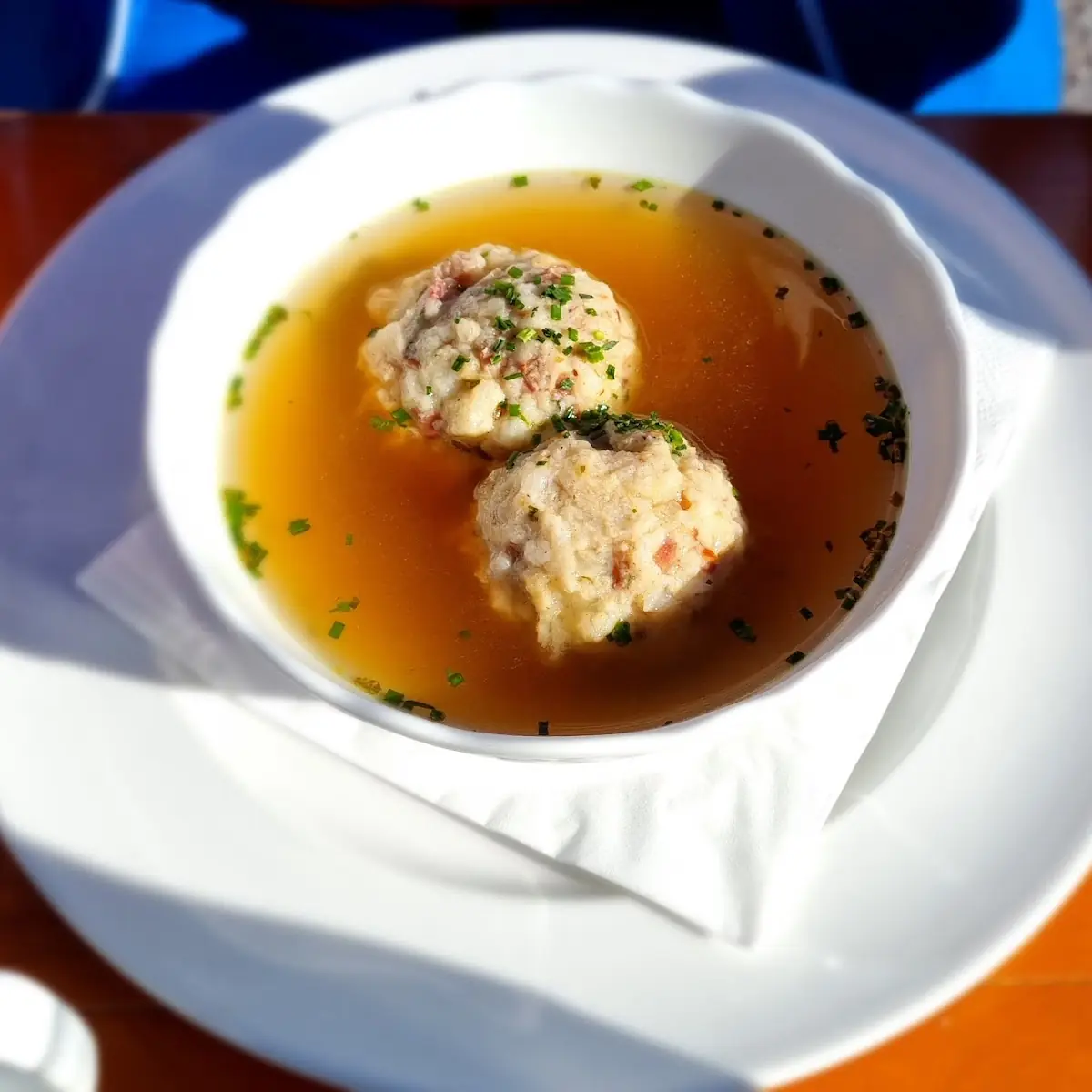 Kaspressknödel-suppe