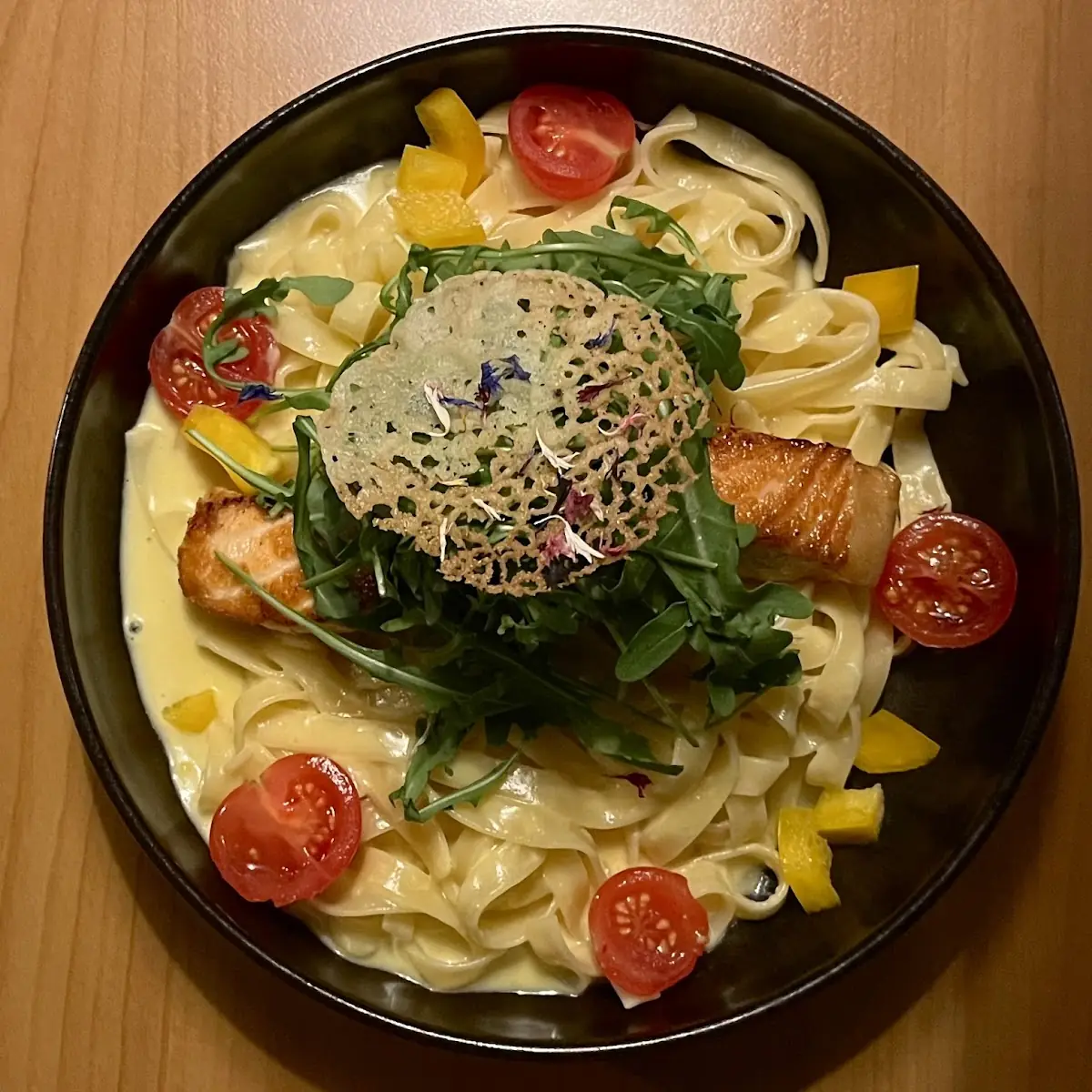 Bandnudeln Mit Lachs