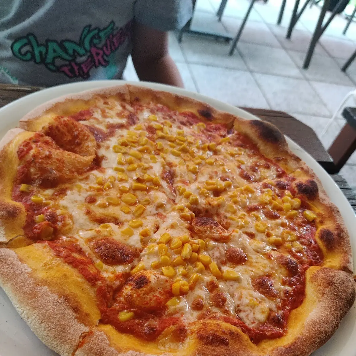Pizza Margarita Mit Mais