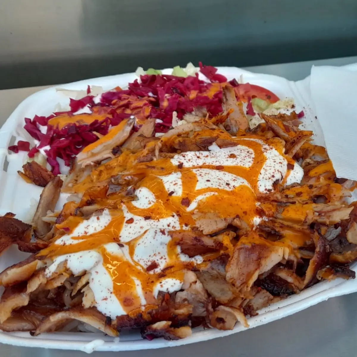 Kebab Box Mit Reis