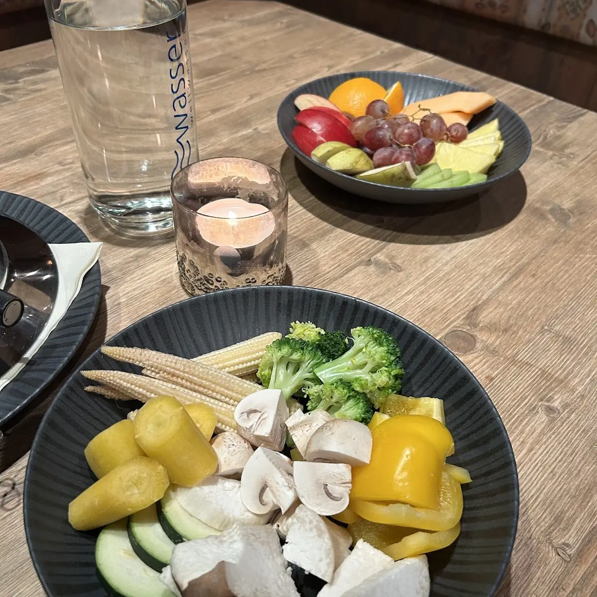 Vegetarisches Fondue