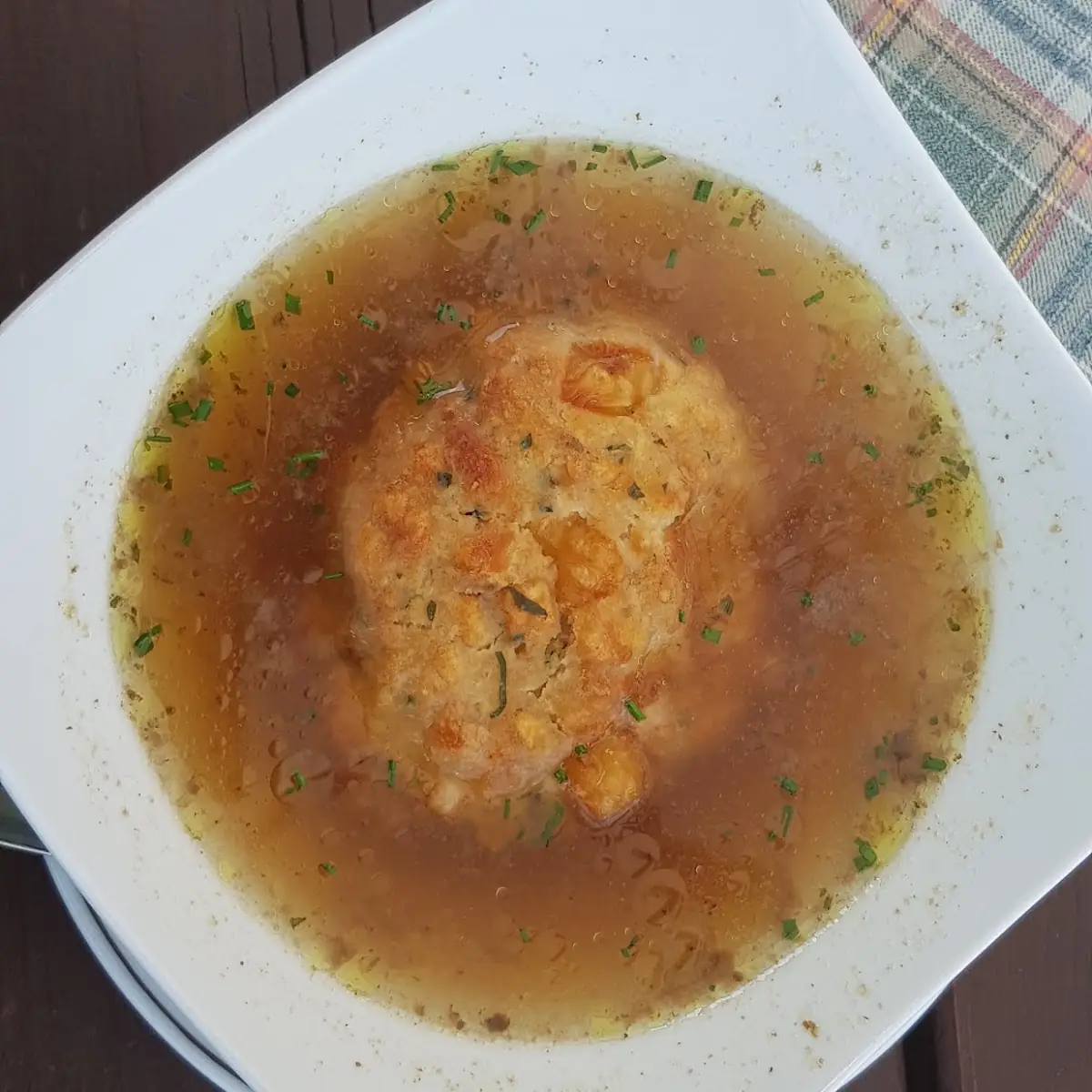 Kaspresknödel Suppe