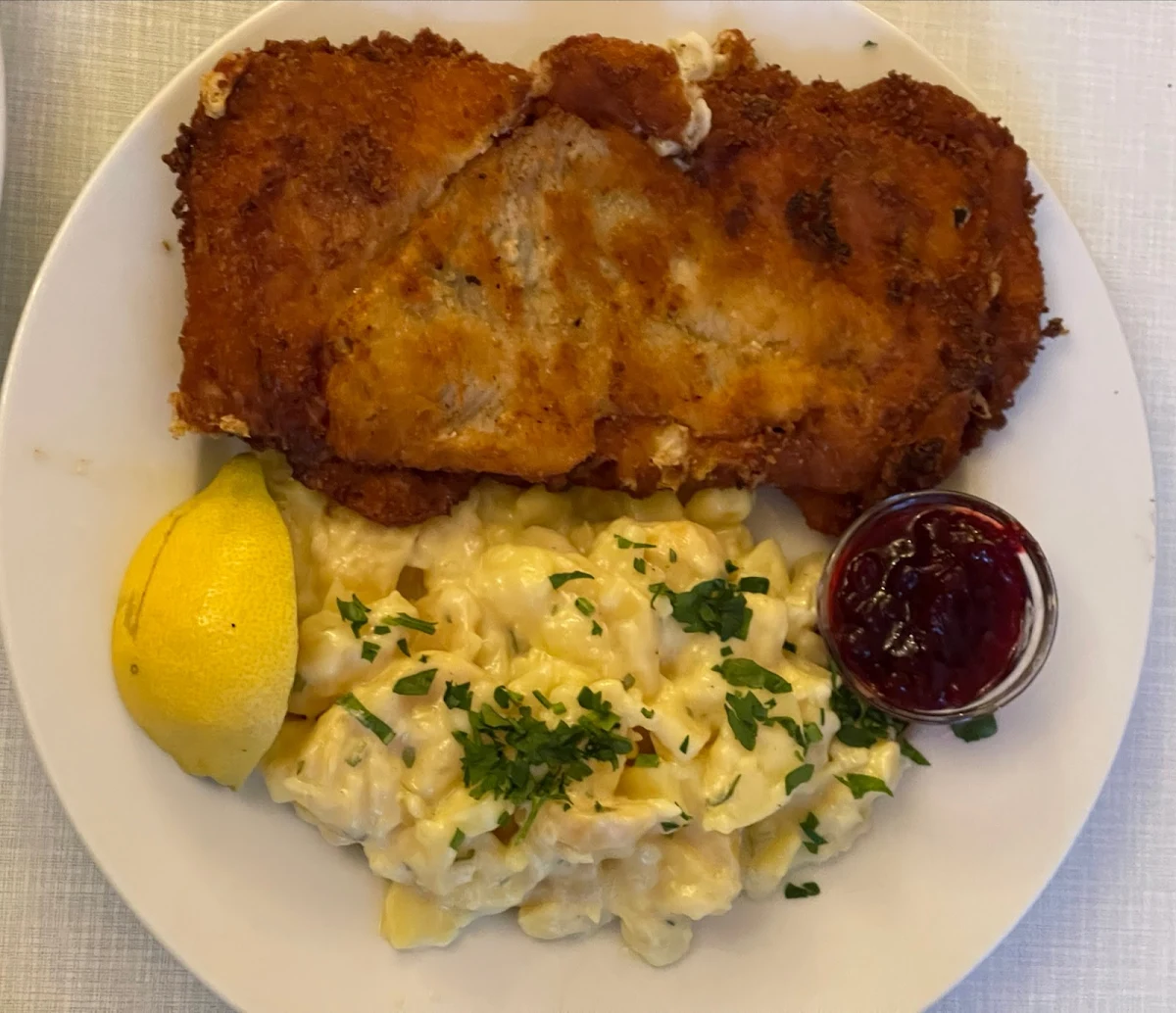 Master Blaster Sehr Scharfes Steirisches Knoblauch Cordon Bleu Mit Kartoffelsalat