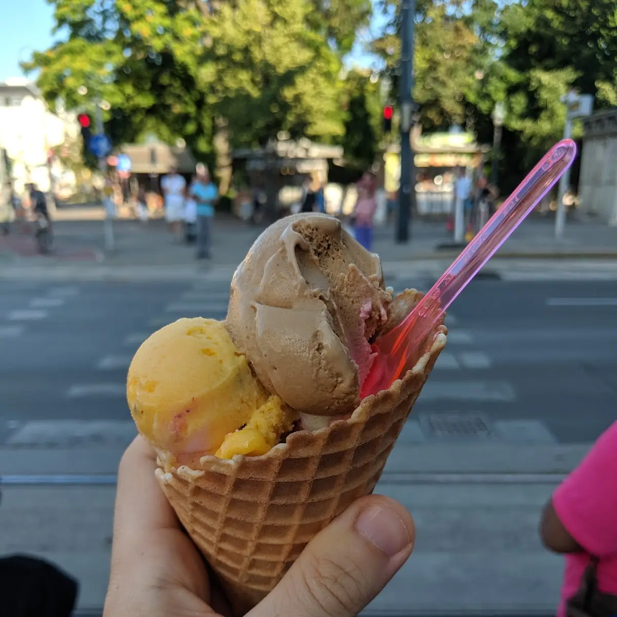 Mango Coffee Vanilla Ice Cream