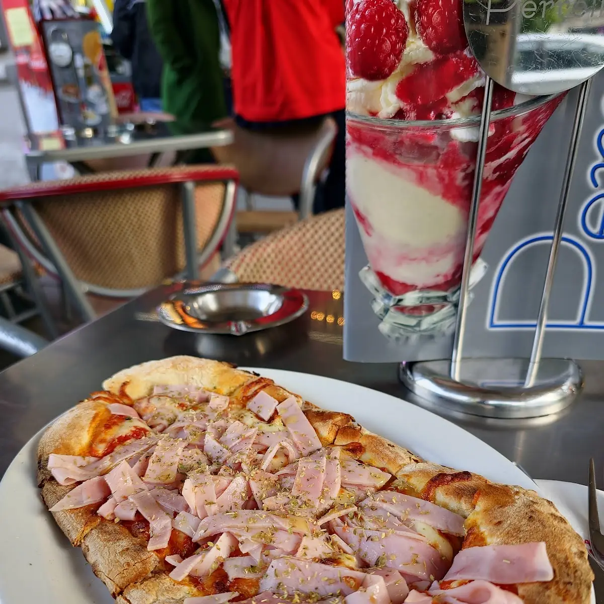Pizza with Ham