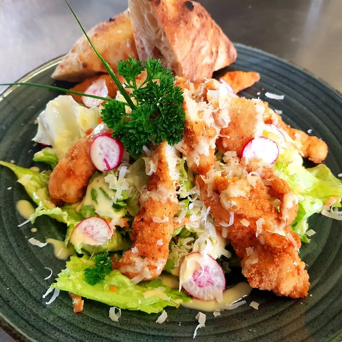 Backhendlsalat