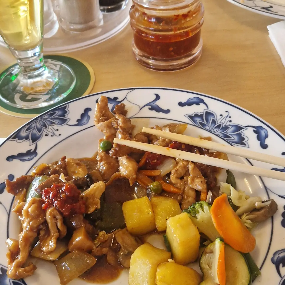 Schweinefleisch Mit Gemüse
