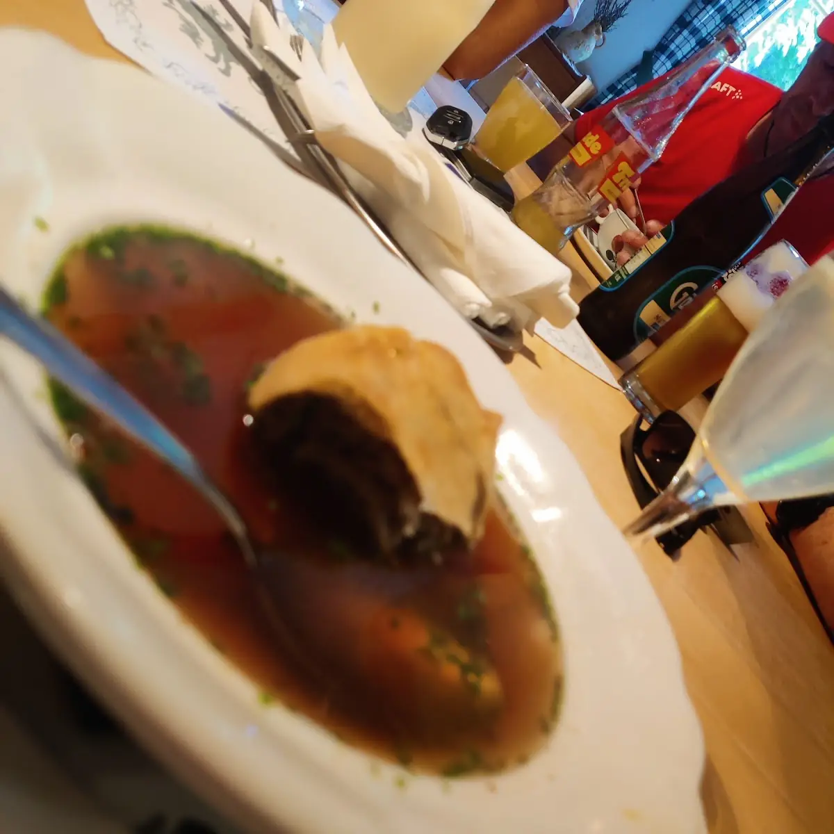 Fleisch Strudel Suppe
