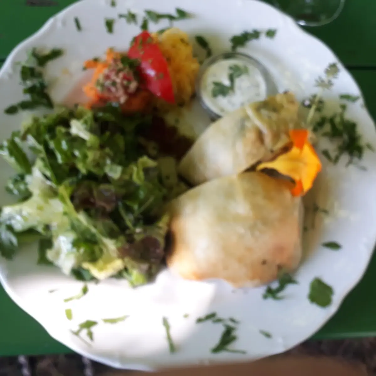 Spinatstrudel
