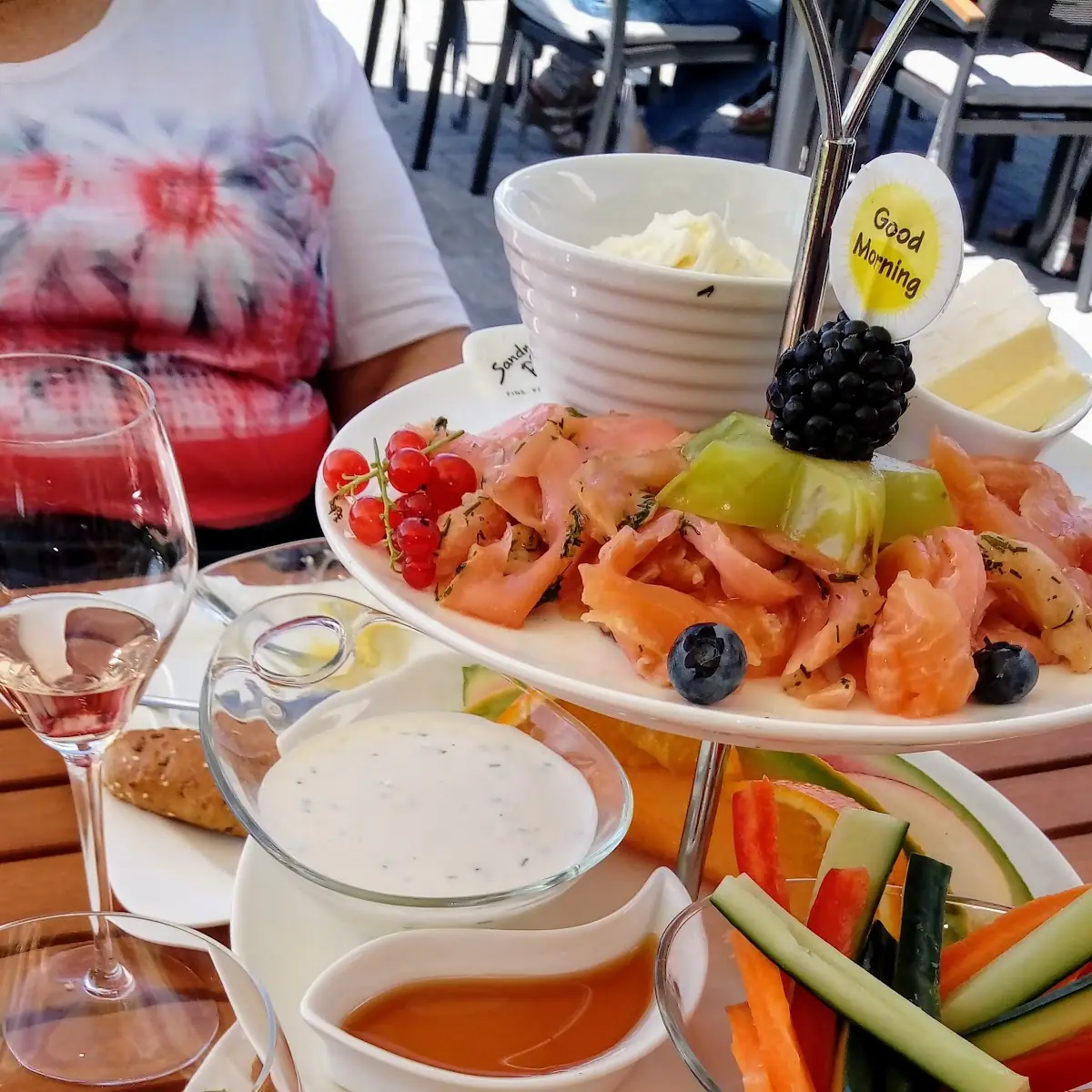 Luxusfrühstück Mit Lachs