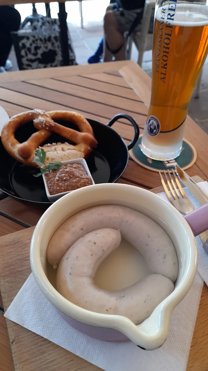 Weißwurst Mit Brezel