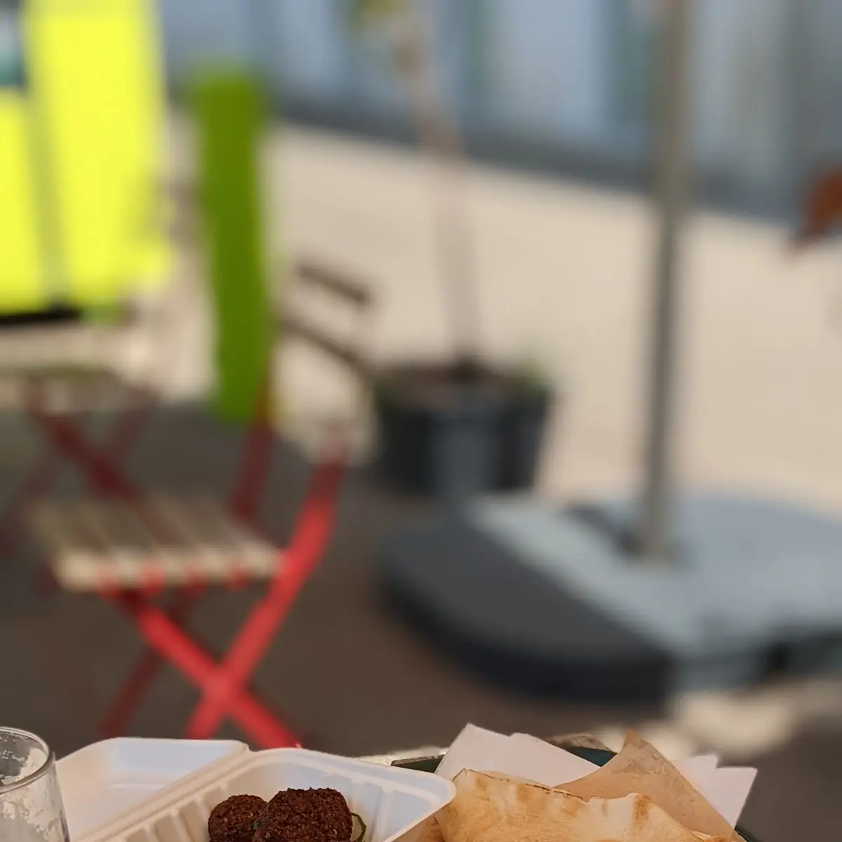 Falafel Za'atar Fries Hummus And Pita