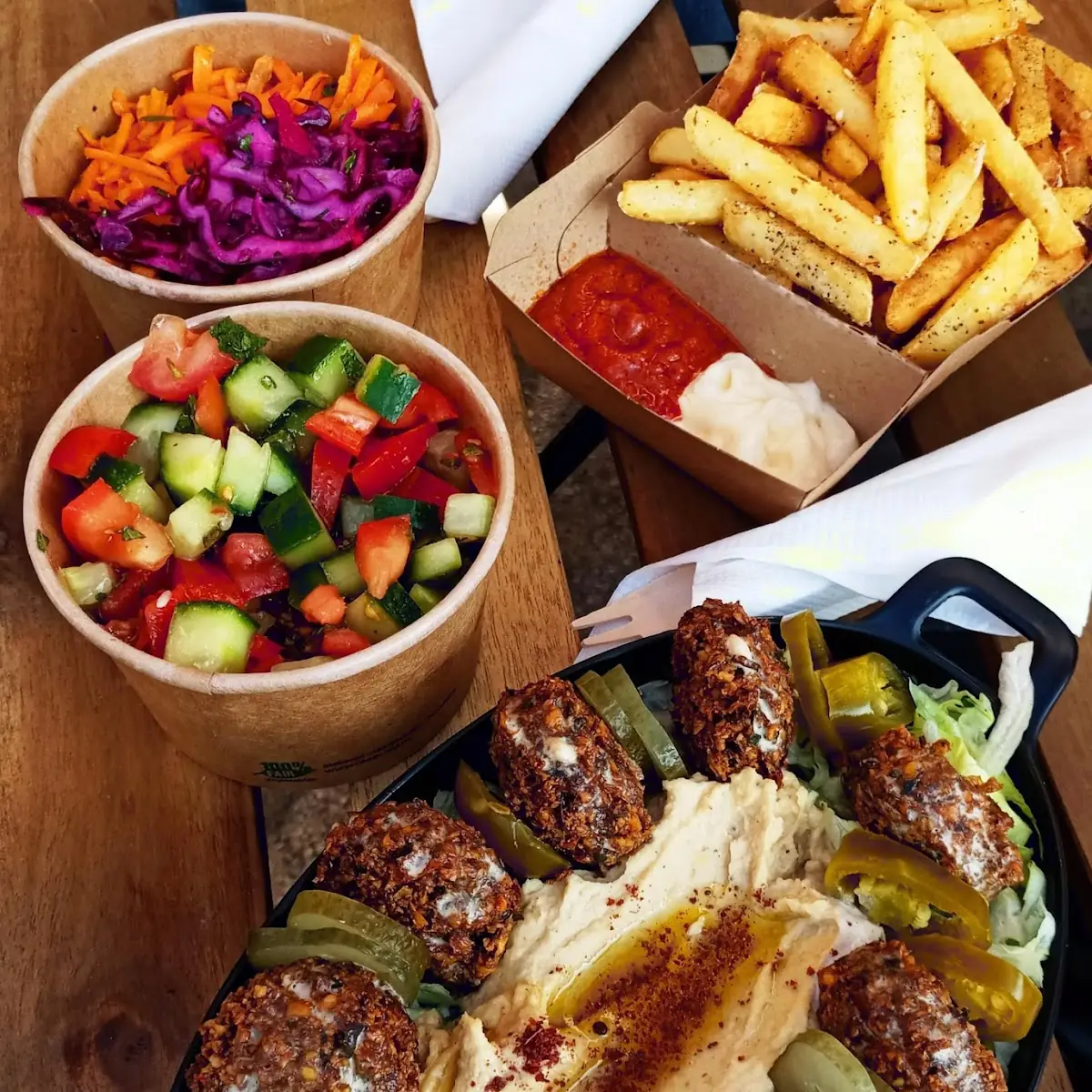 Hummus & Classic Falafel Bowl Vegan & Gluten-free