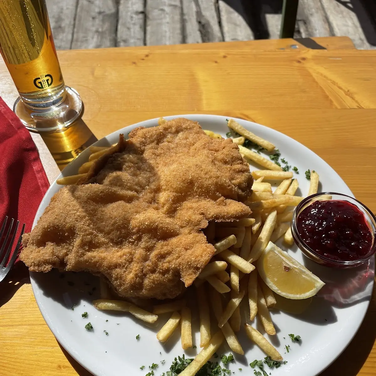 Schnitzel Mit Pommes